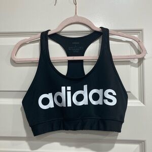 Adidas Black Climalite Sports Bra